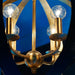 Luna 4 Light English Bronze Antique Gold Sphere Mini Chandelier - Chandeliers