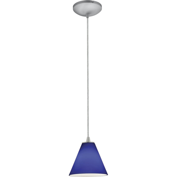 Martini Brushed Steel LED Pendant - Pendants