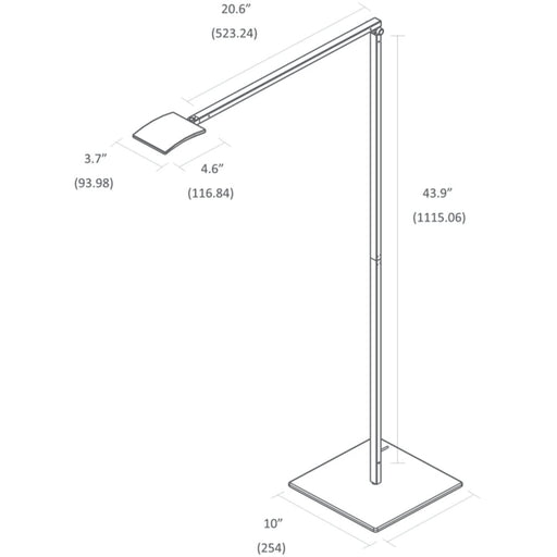 Mosso Pro Floor Lamp (Metallic Black) - Floor Lamp
