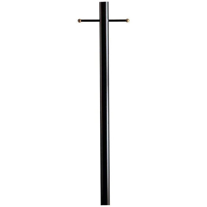 Outdoor Posts Black Outdoor Aluminum Post with Ladder Rest and Photo Cell - Outdoor Posts