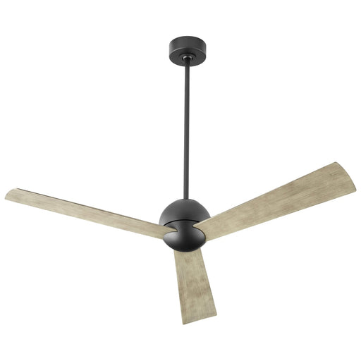 Oxygen Lighting Rondure Black 54 Inch 3 Blade Outdoor Ceiling Fan 3-114-15