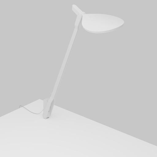 Splitty Desk Lamp with through-table mount Matte White - Desk Lamps