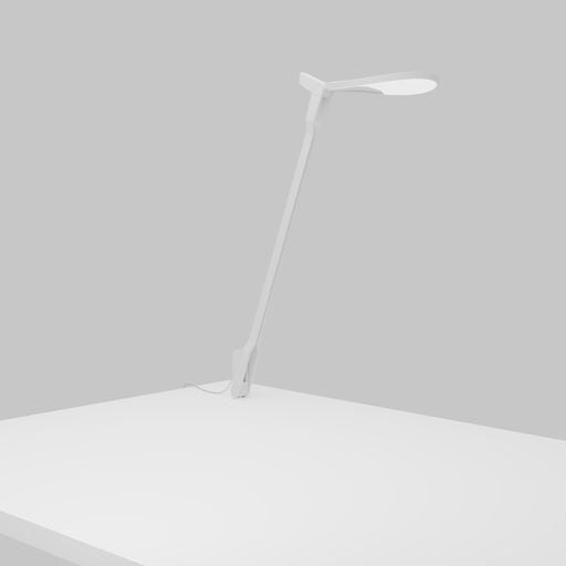 Splitty Desk Lamp with through-table mount Matte White - Desk Lamps