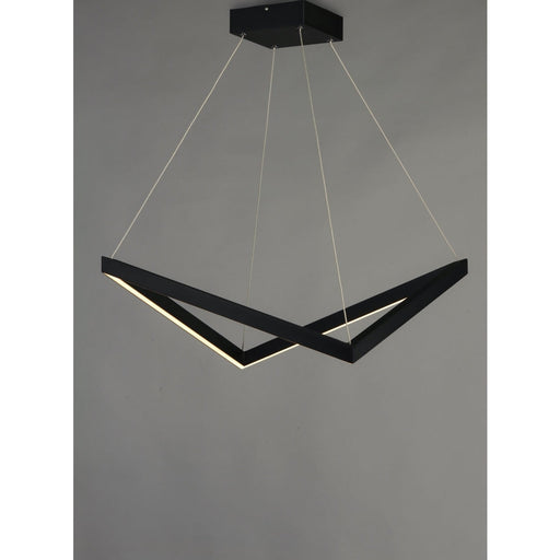 Stealth Black LED Single Pendant - Pendants