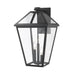 Talbot Black 3 Light Outdoor Wall Sconce - Outdoor Wall Sconce