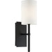 Veronica 1 Light Black Forged Wall Mount - Wall Sconce