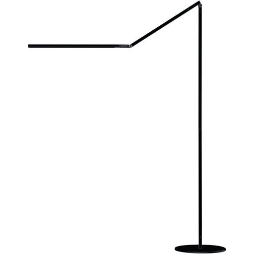 Z-Bar Floor Lamp (Warm Light; Metallic Black) - Floor Lamp