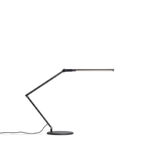 Z-Bar mini Desk Lamp with base (Cool Light; Metallic Black) - Desk Lamps