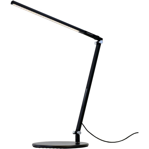 Z-Bar Solo mini Desk Lamp with base (Warm Light; Metallic Black) - Desk Lamp