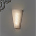 Frosted Marble Glass Conical Wireless Battery Operated LED Wall Sconce - Wireless Wall Sconce