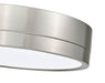 Algar LED Flushmount Brushed Nickel Z-Lite 1006F12-BN-LED | theLightShop