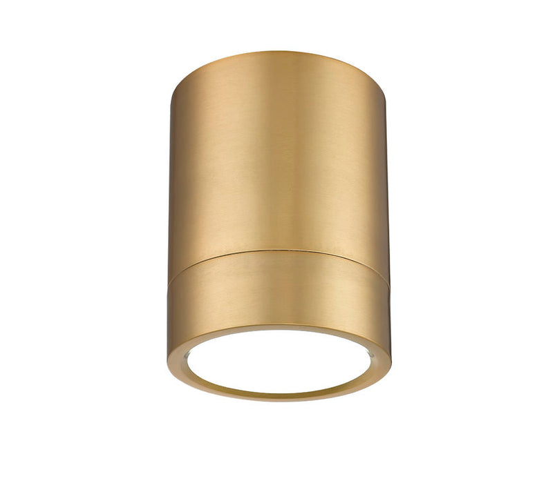 Algar LED Flushmount Modern Gold Z-Lite 1006F6-MGLD-LED | theLightShop