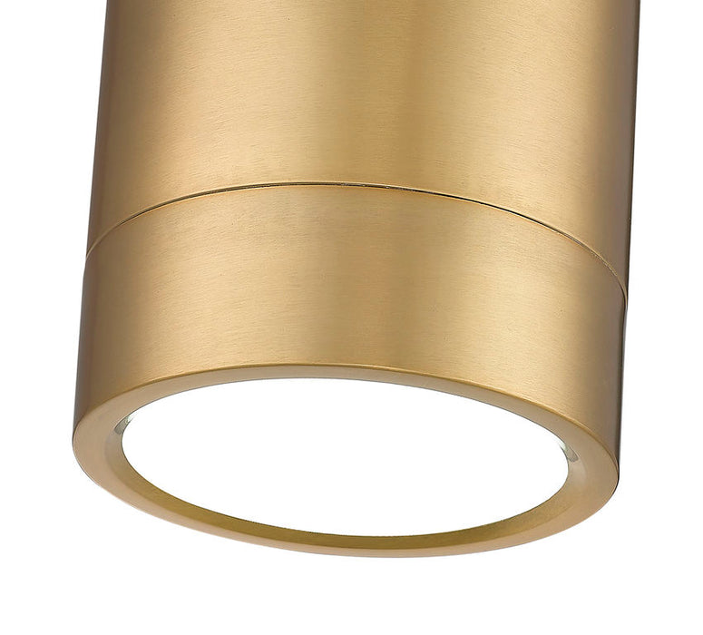 Algar LED Flushmount Modern Gold Z-Lite 1006F6-MGLD-LED | theLightShop