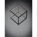 4 Square Black LED Single Pendant - Pendants