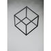 4 Square Black LED Single Pendant - Pendants