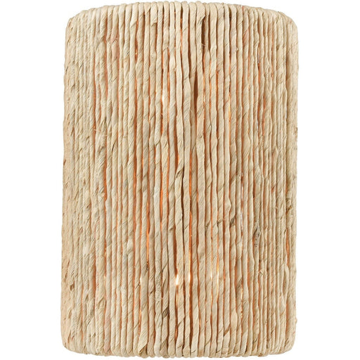 Abaca Satin Brass Wall Sconce - Wall Sconce