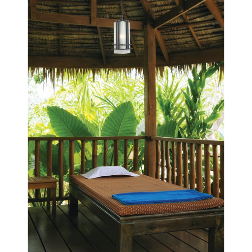 Abbey Black Outdoor Chain Mount Ceiling Fixture | theLightShop
