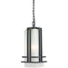 Abbey Black Outdoor Chain Mount Ceiling Fixture | theLightShop