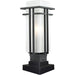 Abbey Black Outdoor Pier Mounted Fixture - Outdoor Pier Mounted Fixture
