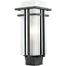 Abbey Black Outdoor Post Mount Fixture | theLightShop