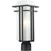 Abbey Black Outdoor Post Mount Fixture | theLightShop