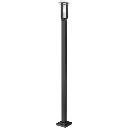 Abbey Black Outdoor Post Mounted Fixture - Outdoor Post Mounted Fixture