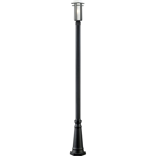Abbey Black Outdoor Post Mounted Fixture - Outdoor Post Mounted Fixture