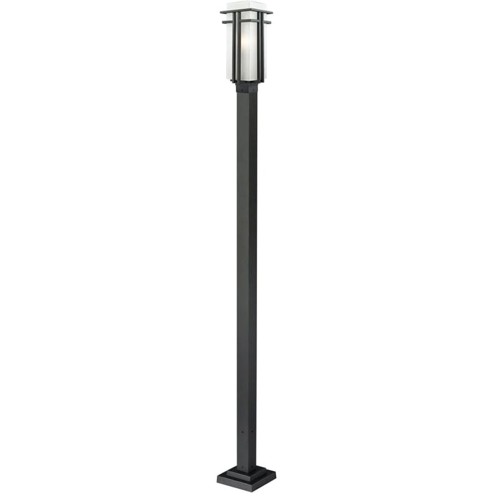 Abbey Black Outdoor Post Mounted Fixture | theLightShop