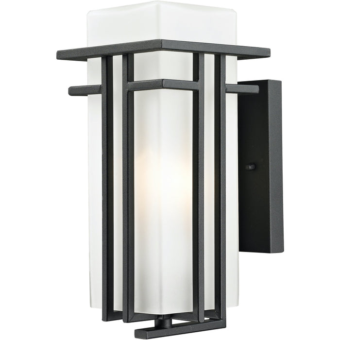 Abbey Black Outdoor Wall Sconce | theLightShop