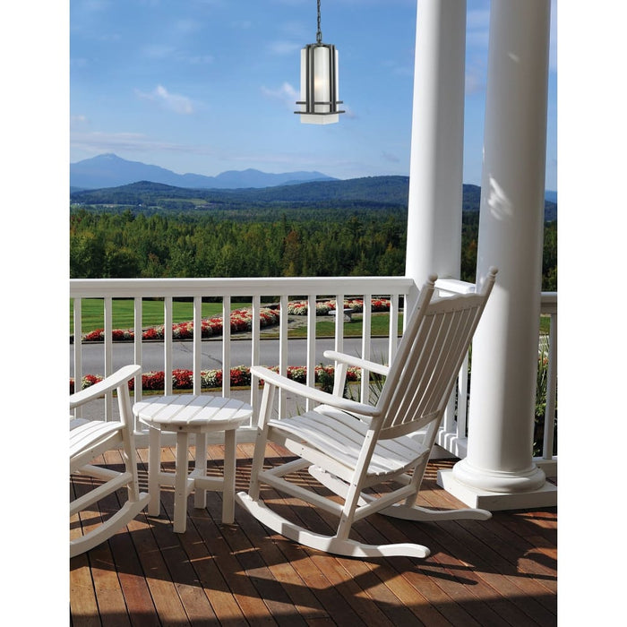 Abbey Rubbed Bronze Outdoor Chain Mount Ceiling Fixture | theLightShop