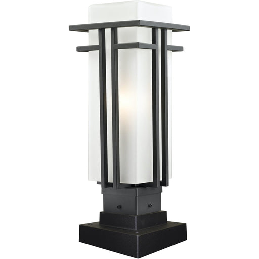Abbey Rubbed Bronze Outdoor Pier Mounted Fixture - Outdoor Pier Mounted Fixture