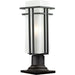 Abbey Rubbed Bronze Outdoor Pier Mounted Fixture - Outdoor Pier Mounted Fixture