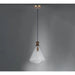 Abbott Weathered Oak / Antique Brass Single Pendant - Pendants