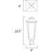 Aberdeen Artesian Bronze Outdoor Pole/Post Mount - Outdoor Pole/Post Mount