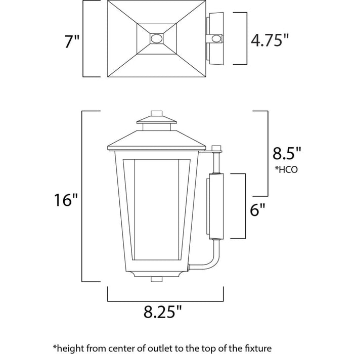 Aberdeen Artesian Bronze Outdoor Wall Mount - Outdoor Wall Mount