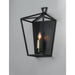 Abode Textured Black / Polished Nickel Wall Sconce - Wall Sconce