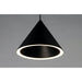 Abyss Black LED Single Pendant - Pendants