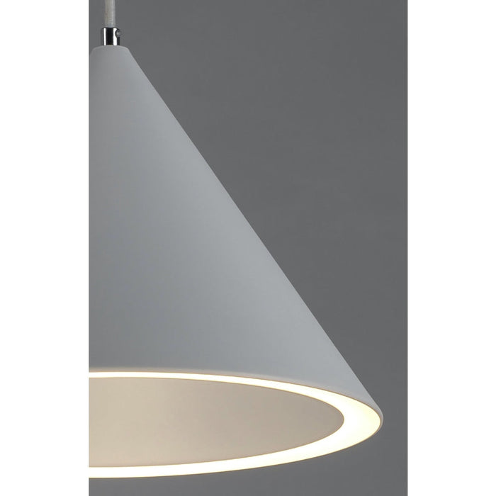 Abyss Matte White LED Mini Pendant - Mini-Pendants