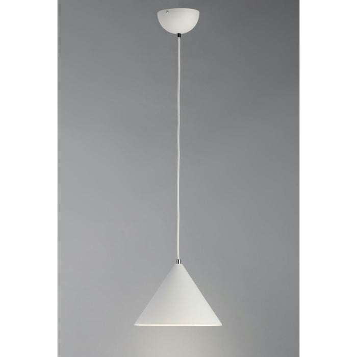 Abyss Matte White LED Mini Pendant - Mini-Pendants