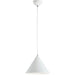 Abyss Matte White LED Single Pendant - Pendants