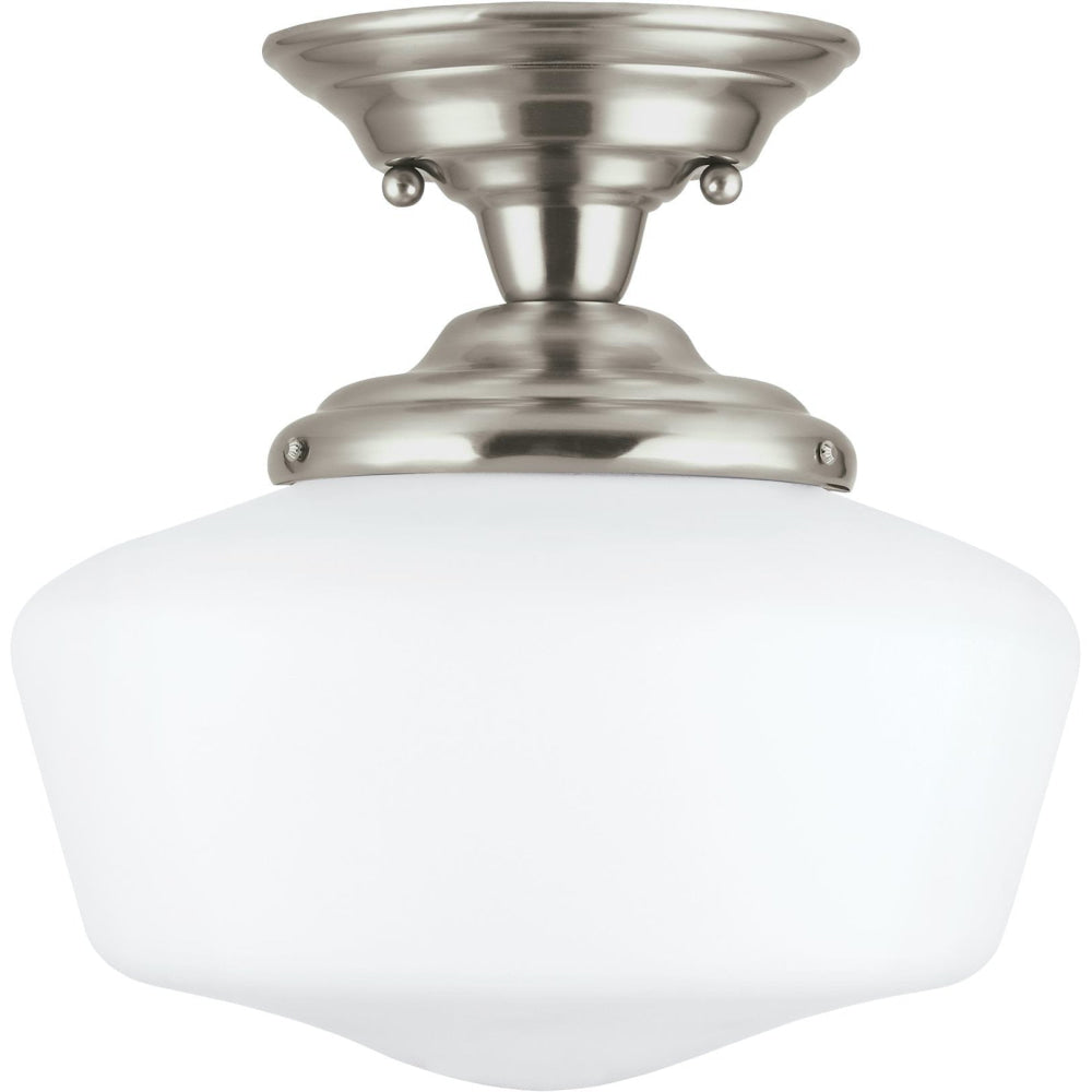 Academy Brushed Nickel LED Semi-Flush Mount - Semi-Flushmounts