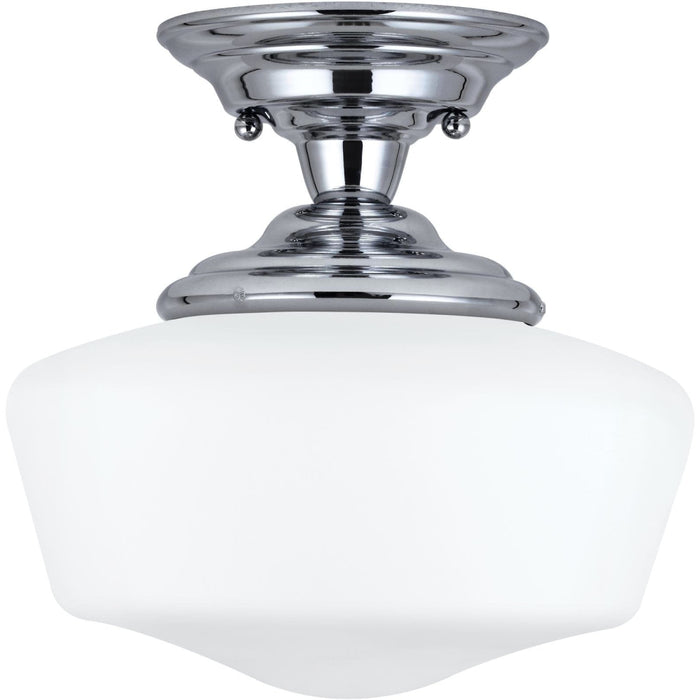 Academy Chrome LED Semi-Flush Mount - Semi-Flushmounts