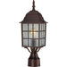 Adams Rustic Bronze Outdoor Post Light - Outdoor Post Light