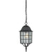 Adams Textured Black Outdoor Pendant - Outdoor Pendant