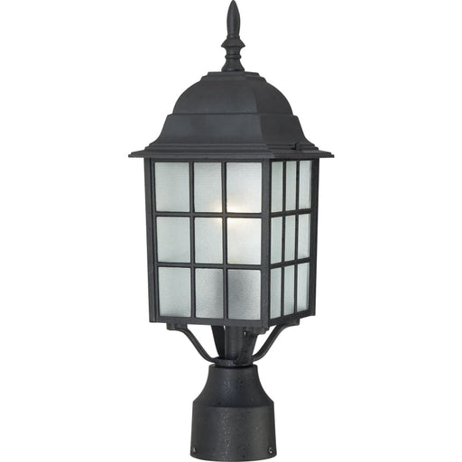 Adams Textured Black Outdoor Post Light - Outdoor Post Light