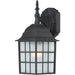 Adams Textured Black Outdoor Wall Lantern - Outdoor Wall Lantern