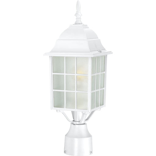 Adams White Outdoor Post Light - Outdoor Post Light