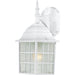 Adams White Outdoor Wall Lantern - Outdoor Wall Lantern