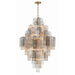 Addis Aged Brass 20 Light Chandelier Crystorama ADD-319-AG-AU