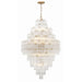 Addis Aged Brass 20 Light Chandelier Crystorama ADD-319-AG-CL